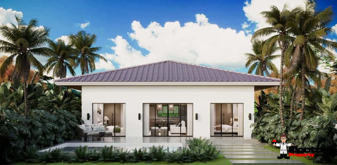 Tropical 3 Bedroom Garden Villa with Pool in Lamai, Koh Samui – For Sale